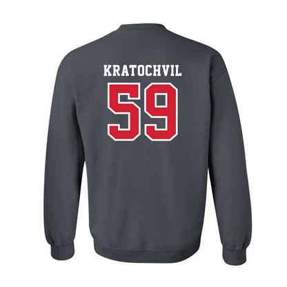 Marist - NCAA Football : James Kratochvil - Crewneck Sweatshirt-1