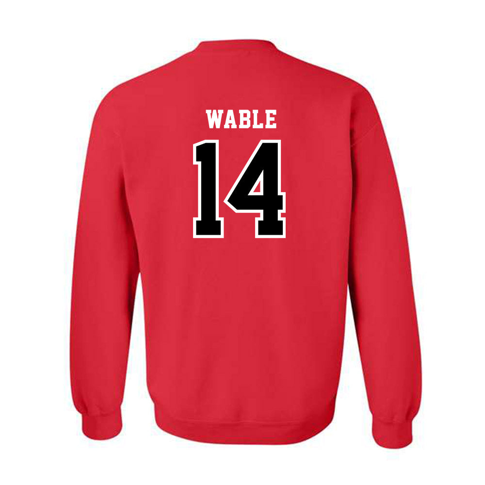 Marist - NCAA Men's Lacrosse : Jack Wable - Classic Shersey Crewneck Sweatshirt-1