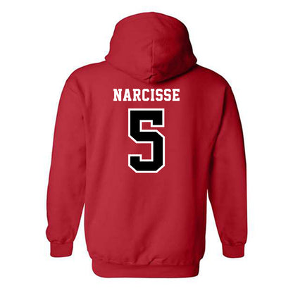 Marist - NCAA Football : Lamont Narcisse - Classic Shersey Hooded Sweatshirt-1