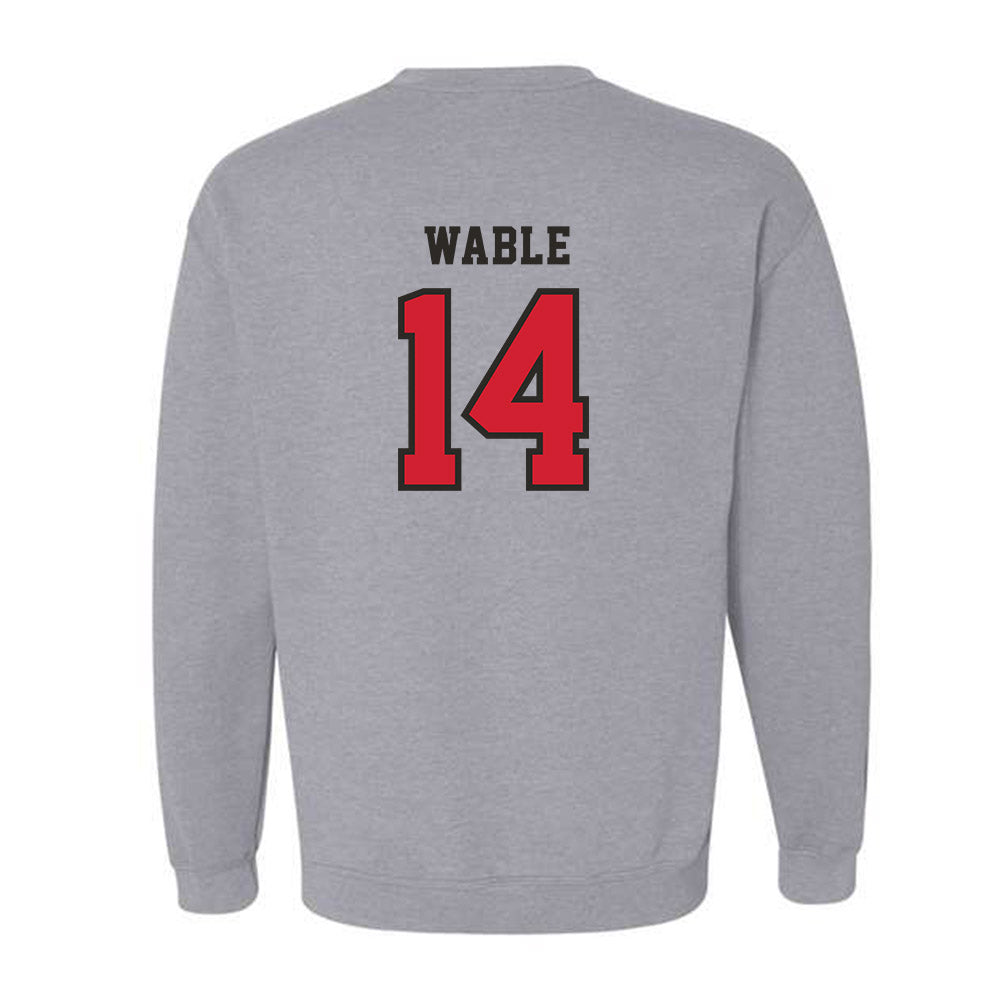 Marist - NCAA Men's Lacrosse : Jack Wable - Classic Shersey Crewneck Sweatshirt-1