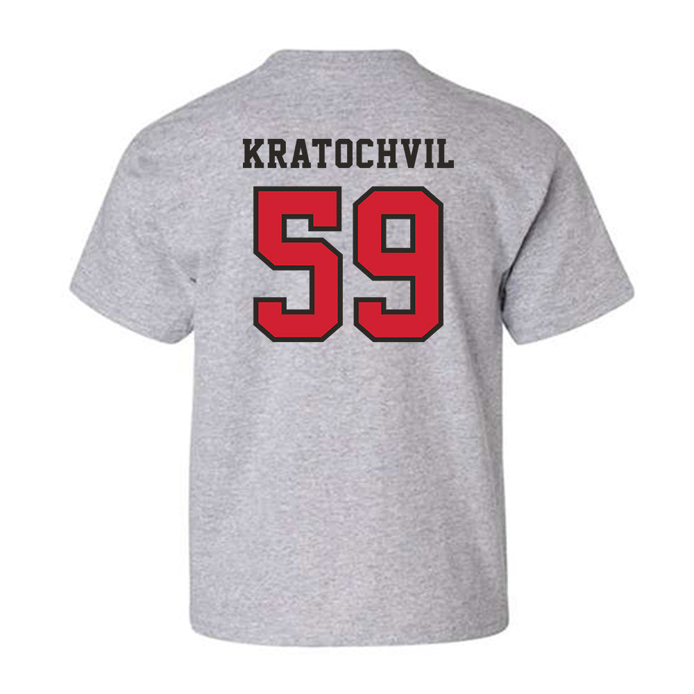 Marist - NCAA Football : James Kratochvil - Classic Shersey Youth T-Shirt-1