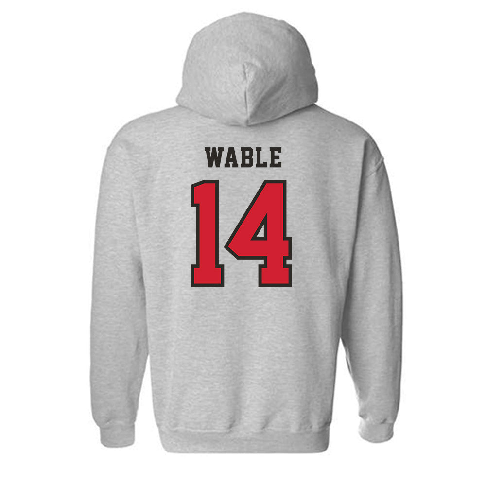 Marist - NCAA Men's Lacrosse : Jack Wable - Classic Shersey Hooded Sweatshirt-1