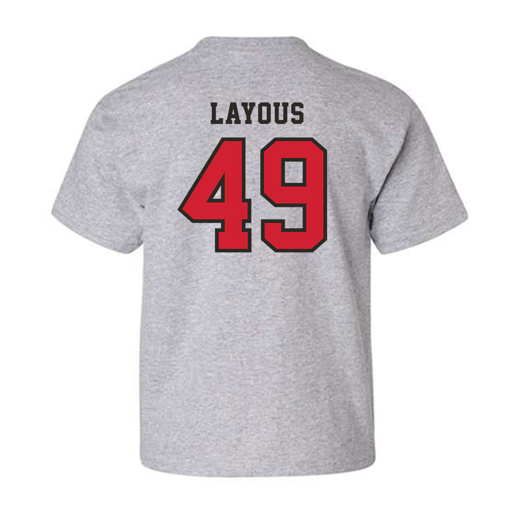 Marist - NCAA Football : Samer Layous - Classic Shersey Youth T-Shirt-1