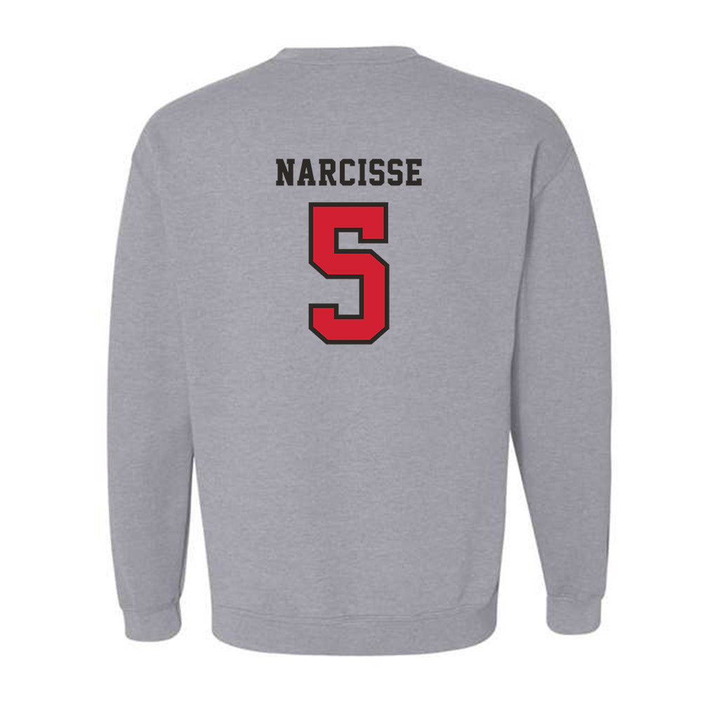 Marist - NCAA Football : Lamont Narcisse - Classic Shersey Crewneck Sweatshirt-1