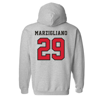 Marist - NCAA Men's Lacrosse : Gavin Marzigliano - Classic Shersey Hooded Sweatshirt-1
