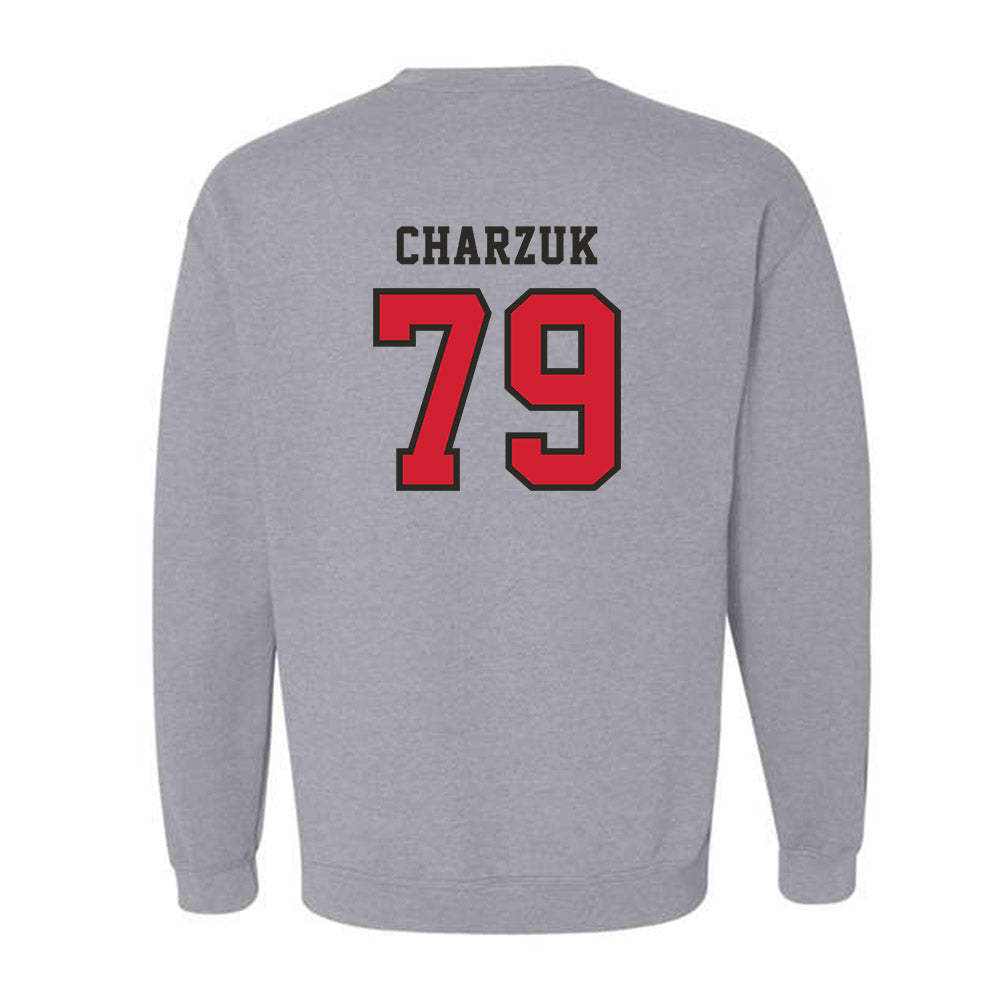 Marist - NCAA Football : Dixon Charzuk - Classic Shersey Crewneck Sweatshirt-1