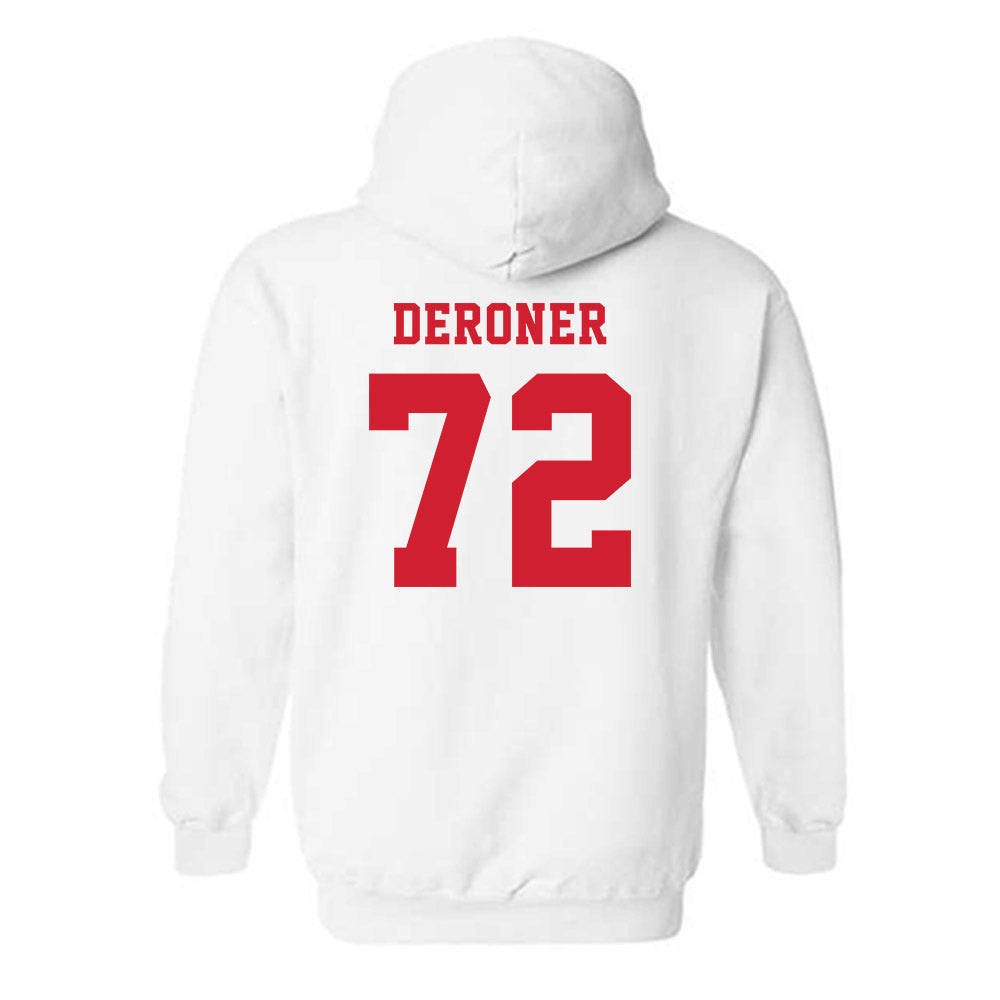 Marist - NCAA Football : Carson DeRoner - Classic Shersey Hooded Sweatshirt-1
