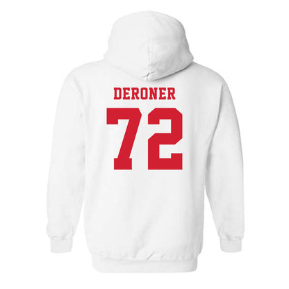 Marist - NCAA Football : Carson DeRoner - Classic Shersey Hooded Sweatshirt-1