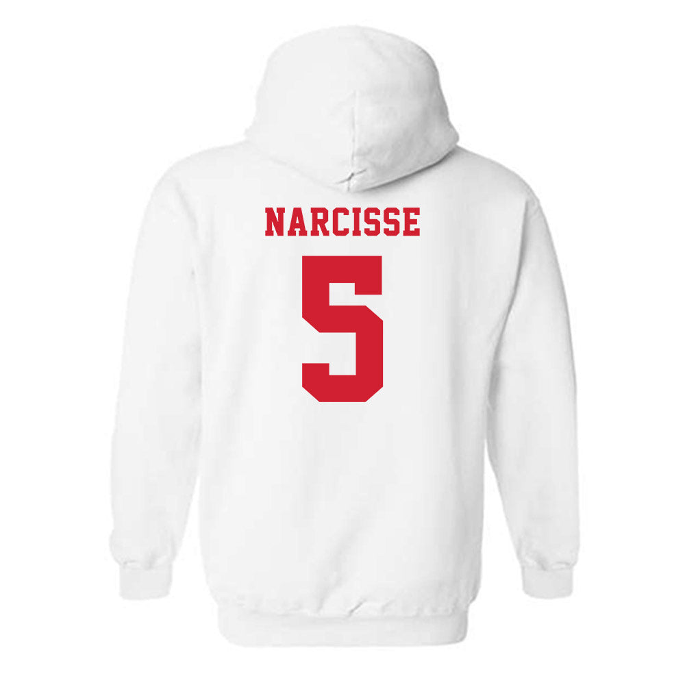 Marist - NCAA Football : Lamont Narcisse - Classic Shersey Hooded Sweatshirt-1