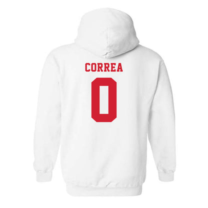 Marist - NCAA Football : Santino Correa - Classic Shersey Hooded Sweatshirt-1