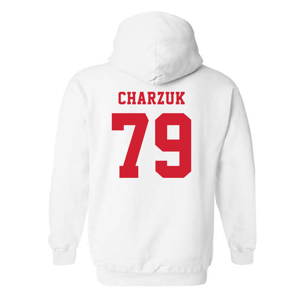Marist - NCAA Football : Dixon Charzuk - Classic Shersey Hooded Sweatshirt-1