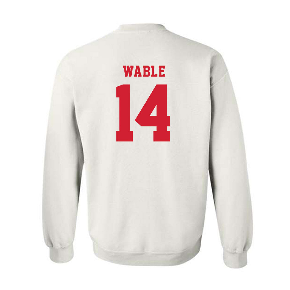 Marist - NCAA Men's Lacrosse : Jack Wable - Classic Shersey Crewneck Sweatshirt-1