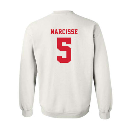 Marist - NCAA Football : Lamont Narcisse - Classic Shersey Crewneck Sweatshirt-1