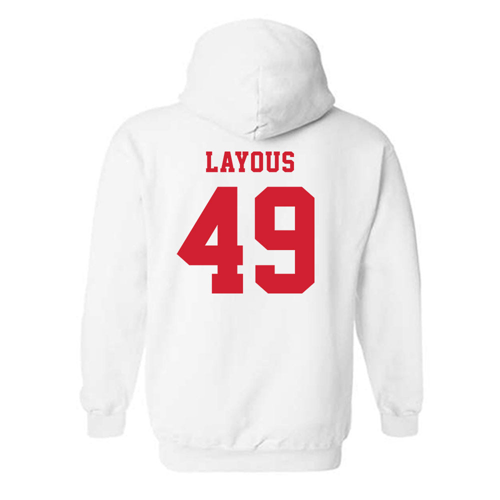 Marist - NCAA Football : Samer Layous - Classic Shersey Hooded Sweatshirt-1