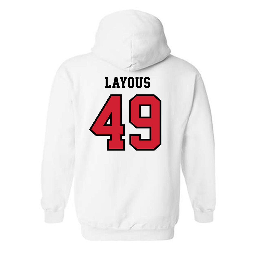 Marist - NCAA Football : Samer Layous - Classic Shersey Hooded Sweatshirt-1