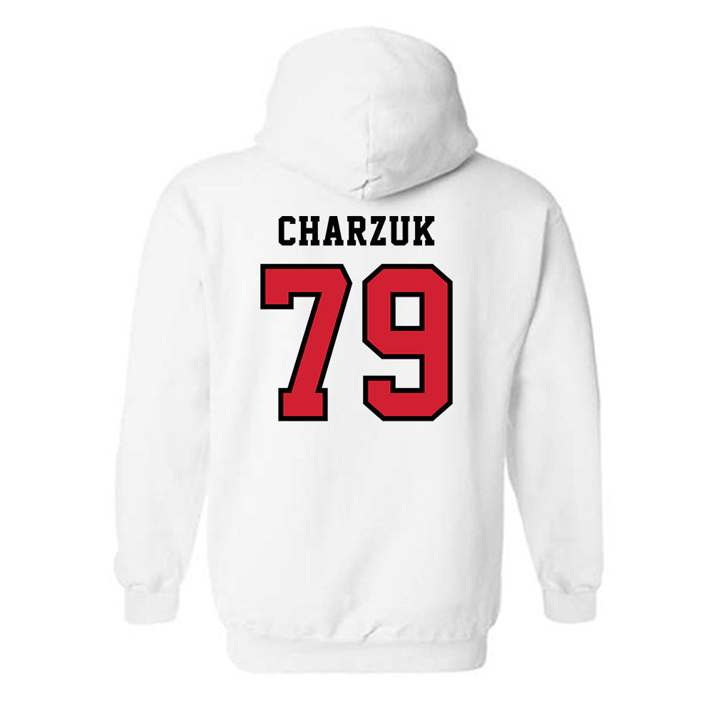 Marist - NCAA Football : Dixon Charzuk - Classic Shersey Hooded Sweatshirt-1