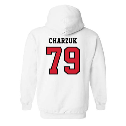Marist - NCAA Football : Dixon Charzuk - Classic Shersey Hooded Sweatshirt-1