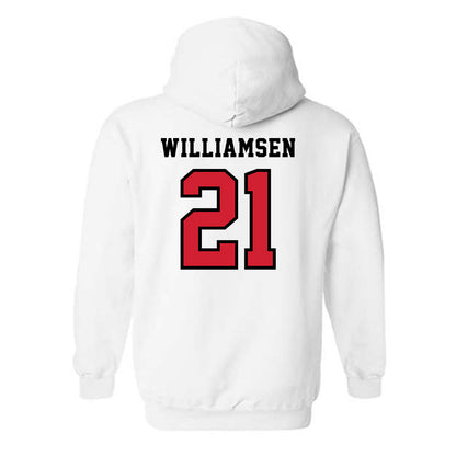 Marist - NCAA Women's Basketball : Danielle Williamsen - Classic Shersey Hooded Sweatshirt-1