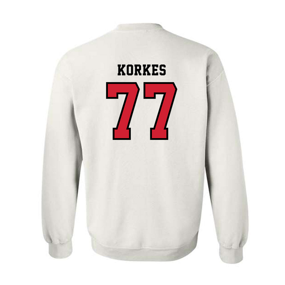 Marist - NCAA Football : Ethan Korkes - Classic Shersey Crewneck Sweatshirt-1