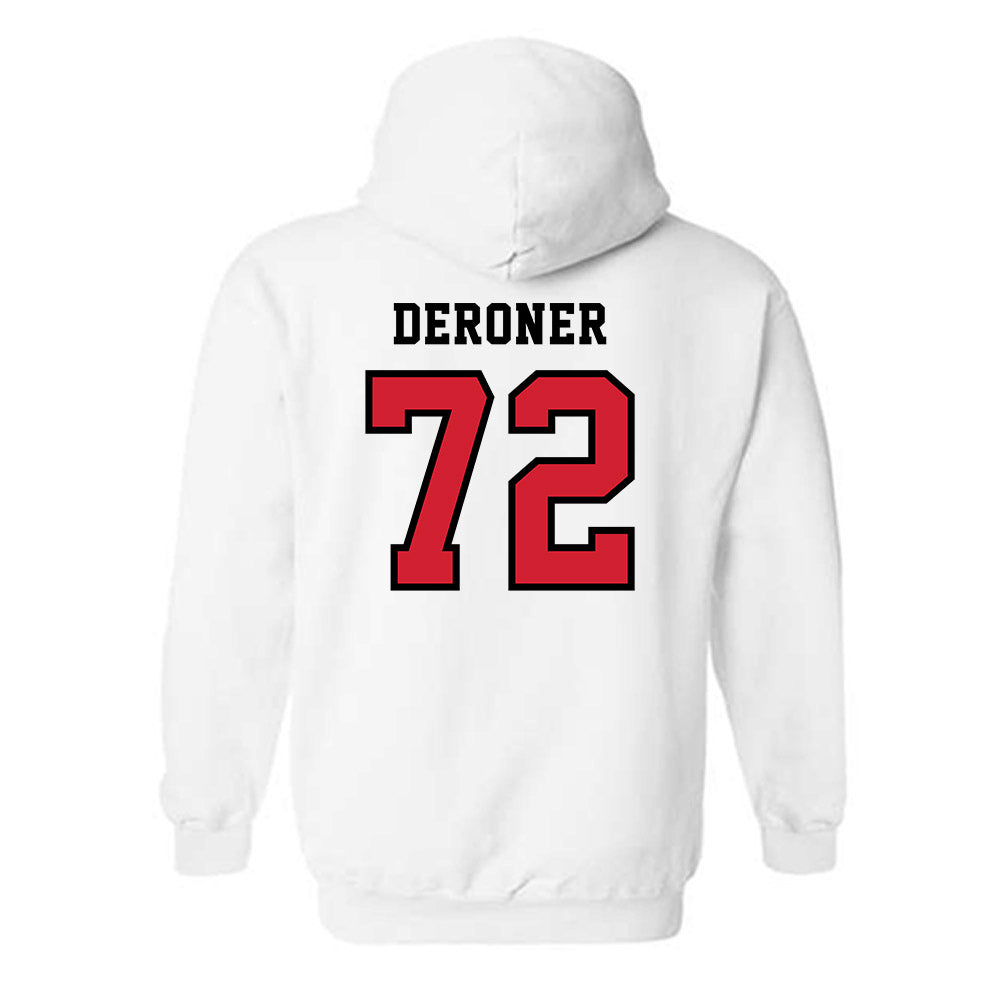 Marist - NCAA Football : Carson DeRoner - Classic Shersey Hooded Sweatshirt-1