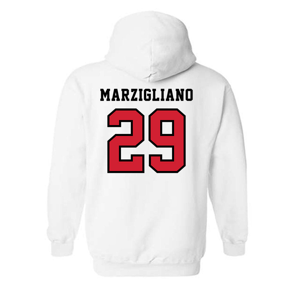 Marist - NCAA Men's Lacrosse : Gavin Marzigliano - Classic Shersey Hooded Sweatshirt-1