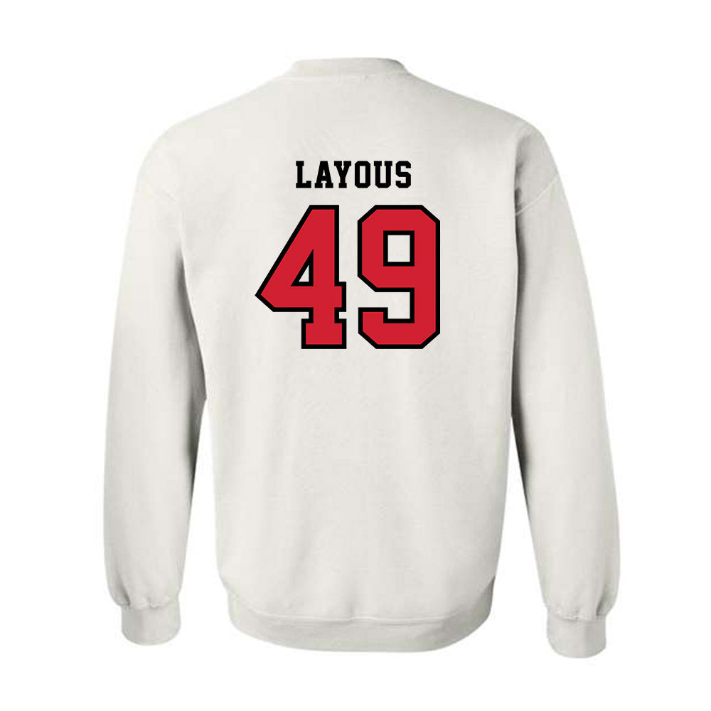 Marist - NCAA Football : Samer Layous - Classic Shersey Crewneck Sweatshirt-1