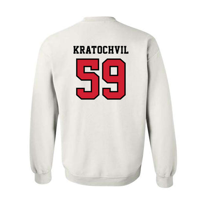 Marist - NCAA Football : James Kratochvil - Classic Shersey Crewneck Sweatshirt-1