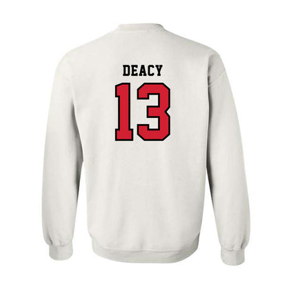 Marist - NCAA Men's Lacrosse : Jake Deacy - Classic Shersey Crewneck Sweatshirt-1