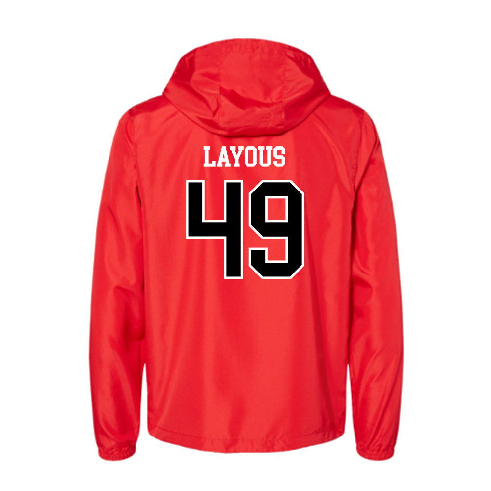 Marist - NCAA Football : Samer Layous - Windbreaker-1