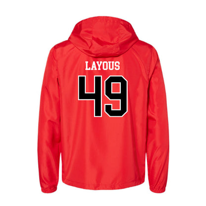 Marist - NCAA Football : Samer Layous - Windbreaker-1