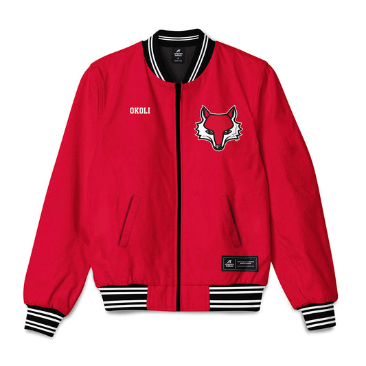 Marist - NCAA Men's Track & Field : Miracle Okoli - Bomber Jacket-0