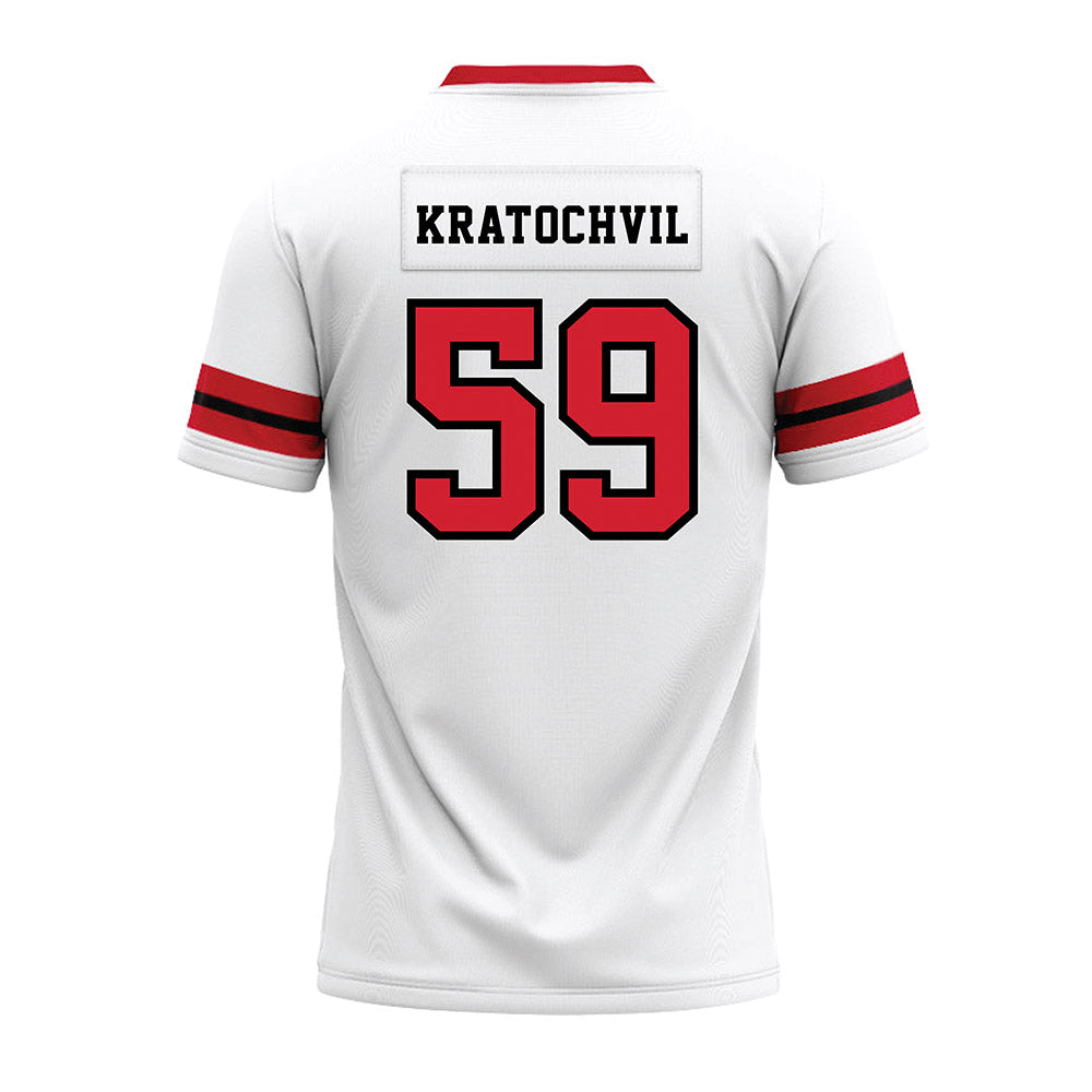Marist - NCAA Football : James Kratochvil - Premium Football Jersey-1