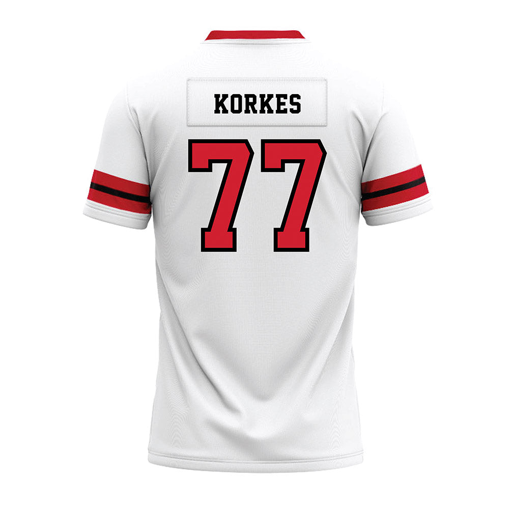 Marist - NCAA Football : Ethan Korkes - Premium Football Jersey-1