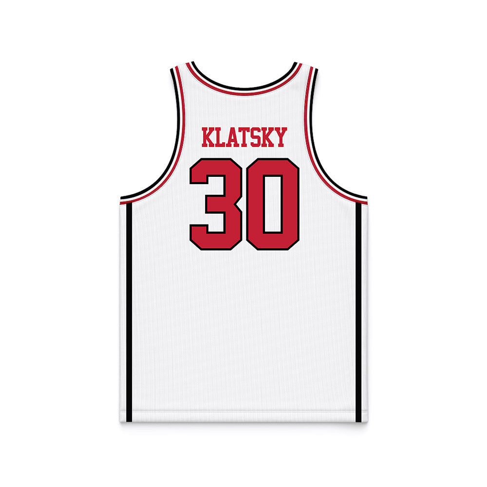 Georgia - NCAA Men's Basketball : Brandon Klatsky - White Basketball Jersey-1