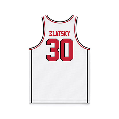 Georgia - NCAA Men's Basketball : Brandon Klatsky - White Basketball Jersey-1