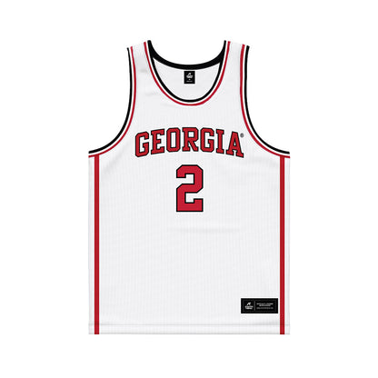 Georgia - NCAA Women's Basketball : Savannah Henderson - White Basketball Jersey-0