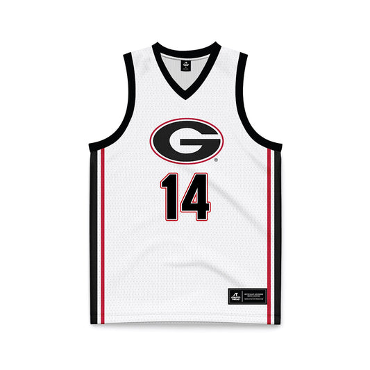 Georgia - NCAA Women's Basketball : Rylie Theuerkauf - White Basketball Jersey-0