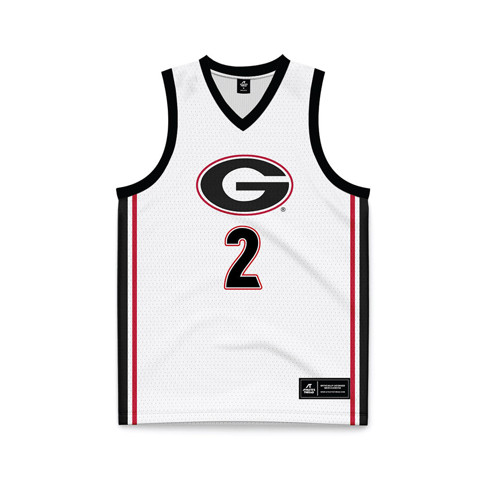 Georgia - NCAA Women's Basketball : Savannah Henderson - White Basketball Jersey-0