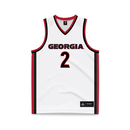 Georgia - NCAA Women's Basketball : Savannah Henderson - White Basketball Jersey-0