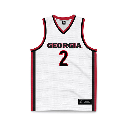 Georgia - NCAA Women's Basketball : Savannah Henderson - White Basketball Jersey-0