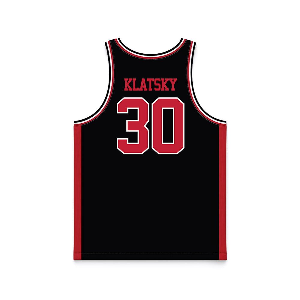 Georgia - NCAA Men's Basketball : Brandon Klatsky - Black Basketball Jersey-1