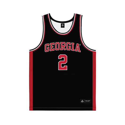 Georgia - NCAA Women's Basketball : Savannah Henderson - Black Basketball Jersey-0