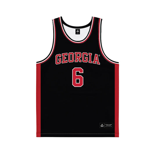 Georgia - NCAA Men's Basketball : Kanon Catchings - Black Basketball Jersey-0