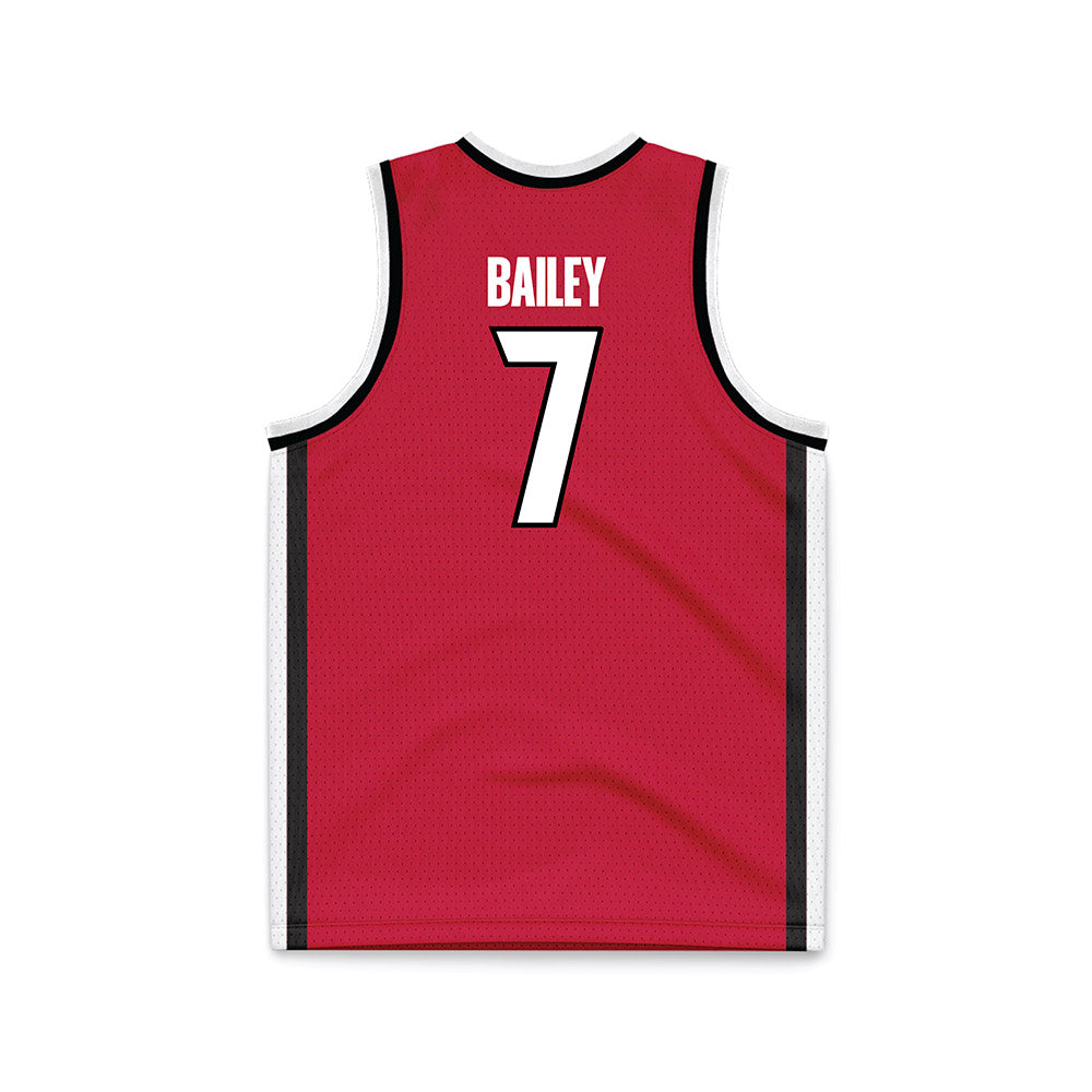 Georgia - NCAA Men's Basketball : Justin Bailey - Red Basketball Jersey-1