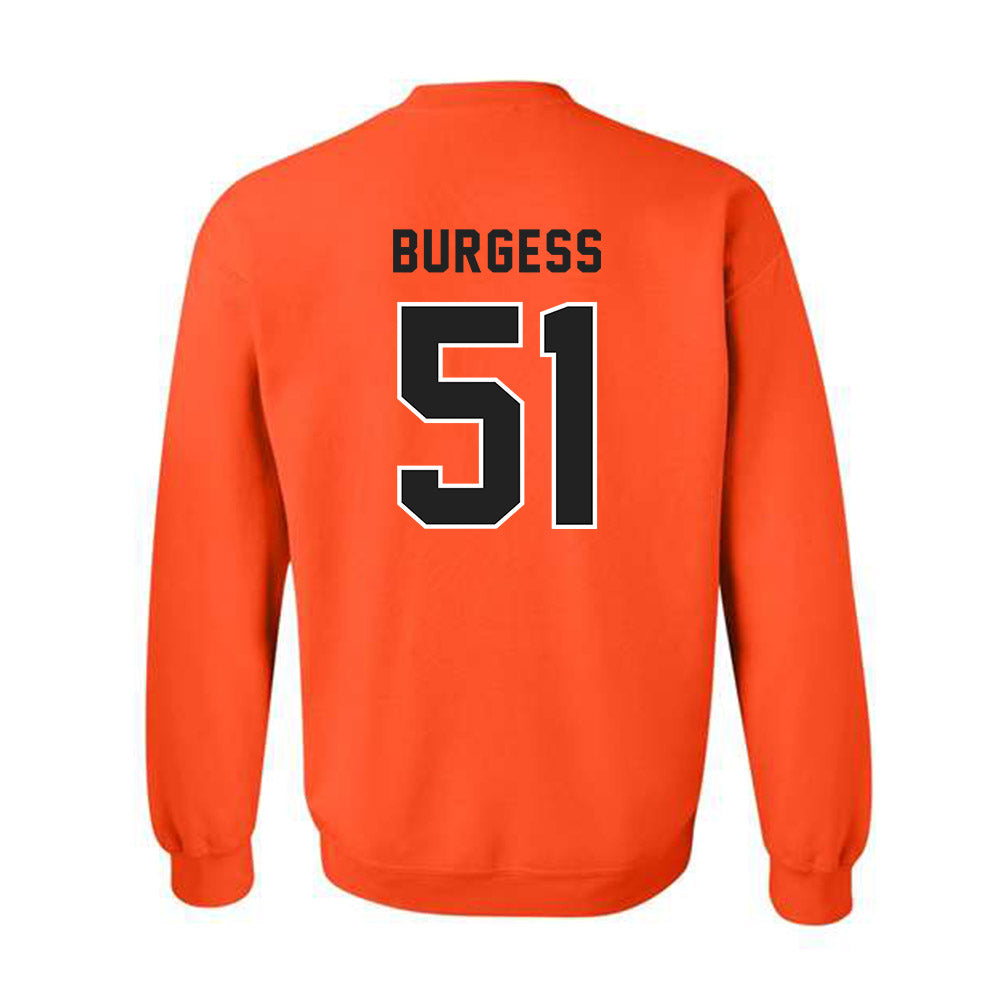 ECU - NCAA Baseball : Draden Burgess - Classic Shersey Crewneck Sweatshirt-1