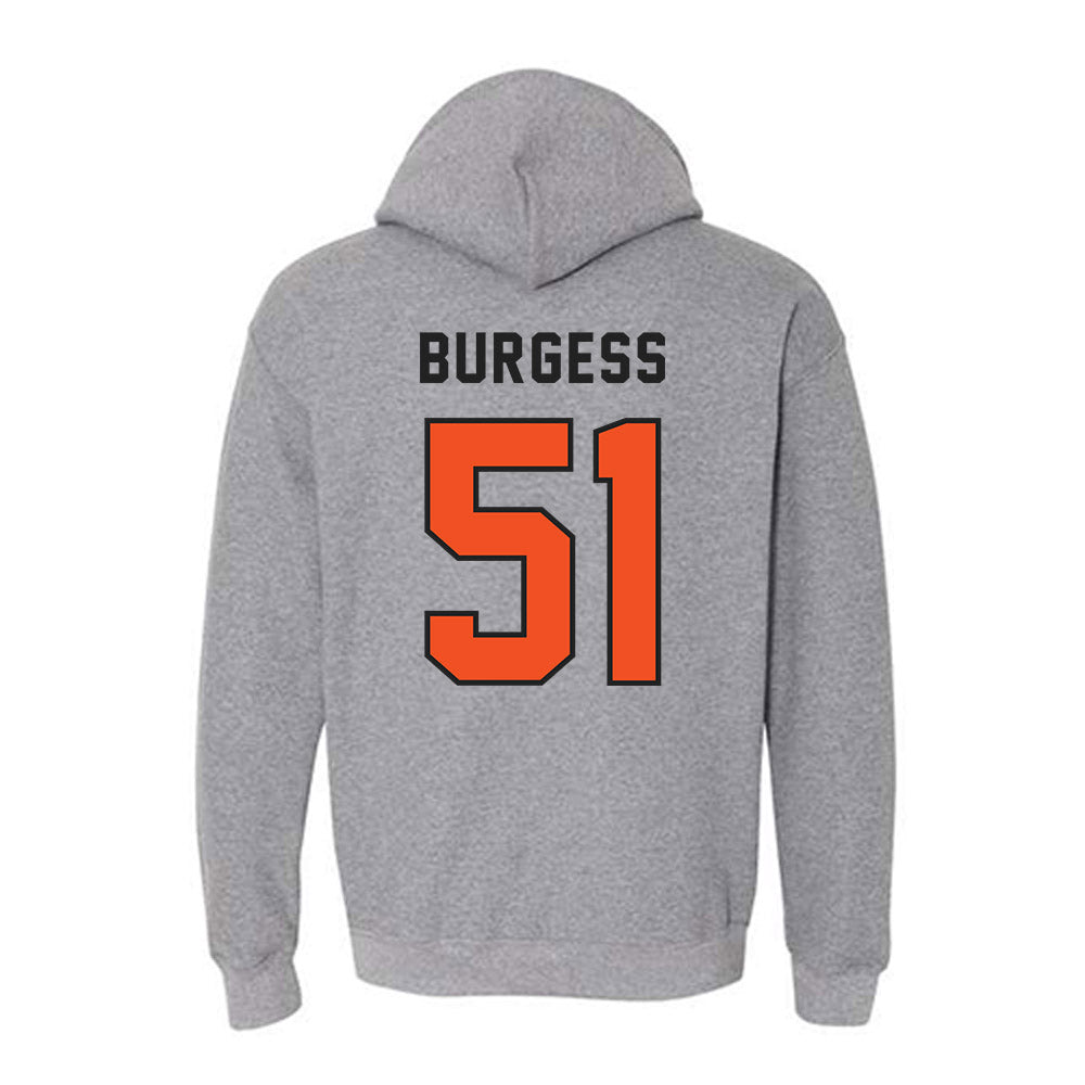 ECU - NCAA Baseball : Draden Burgess - Classic Shersey Hooded Sweatshirt-1