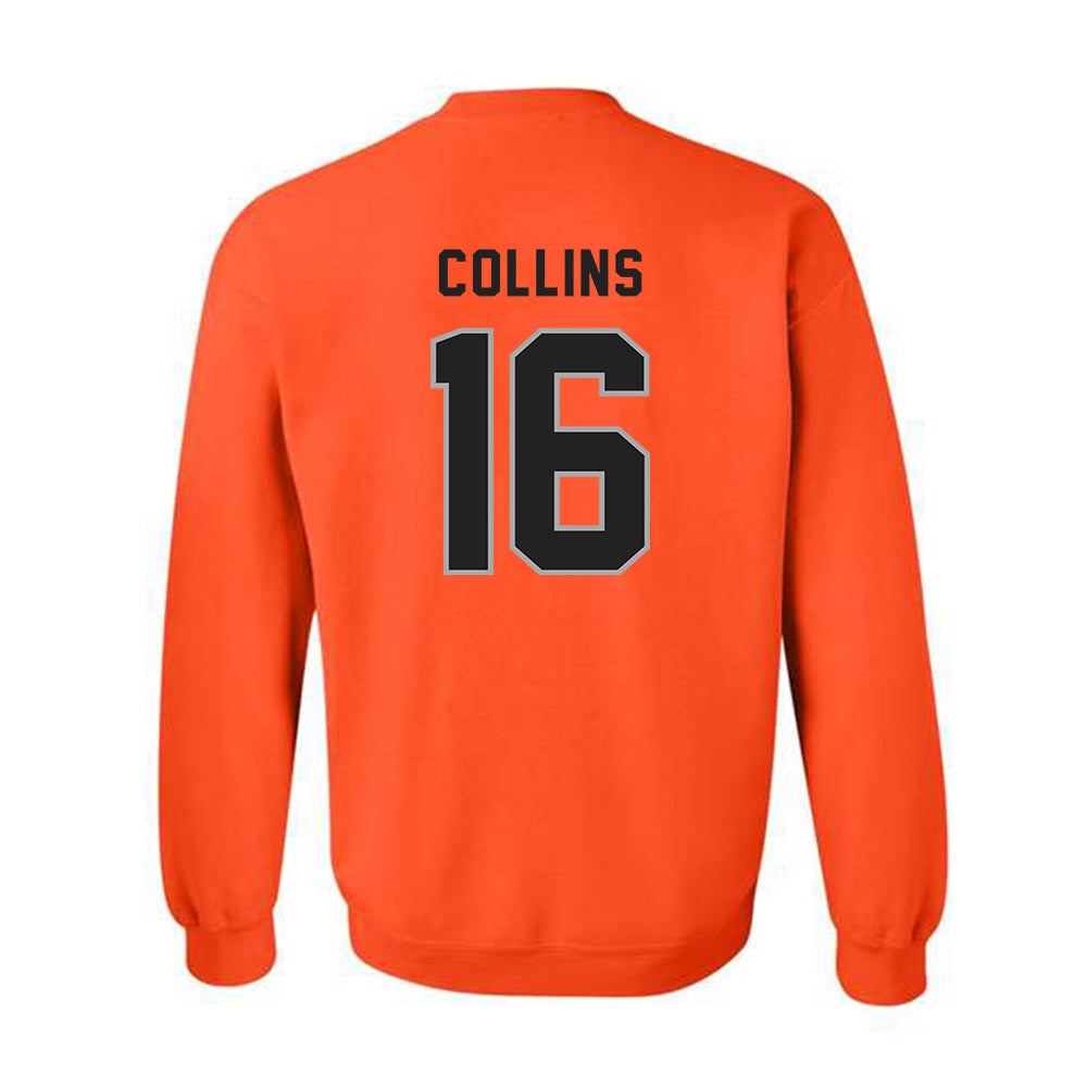 ECU - NCAA Baseball : Tanner Collins - Classic Shersey Crewneck Sweatshirt-1