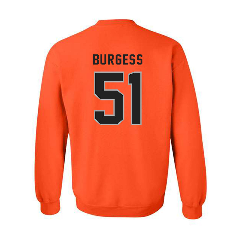 ECU - NCAA Baseball : Draden Burgess - Classic Shersey Crewneck Sweatshirt-1