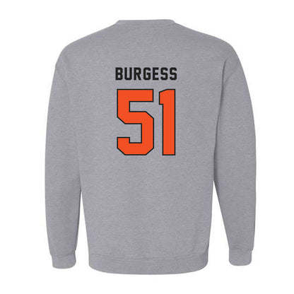ECU - NCAA Baseball : Draden Burgess - Classic Shersey Crewneck Sweatshirt-1