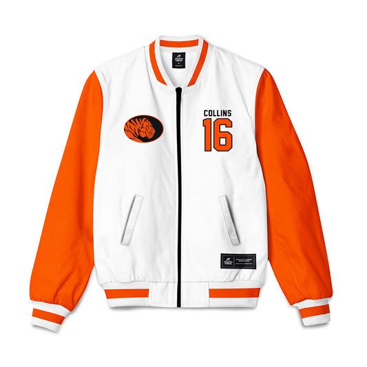 ECU - NCAA Baseball : Tanner Collins - Bomber Jacket-0